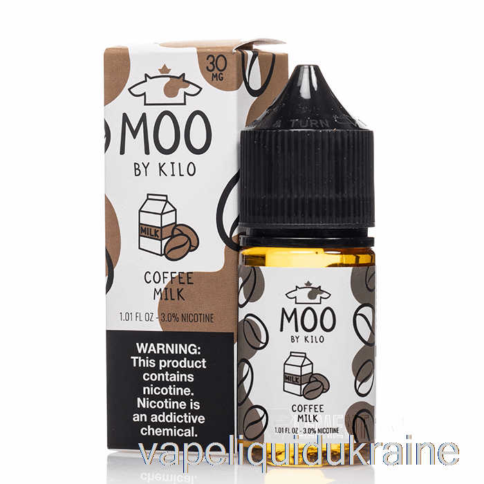 Vape Liquid Ukraine Coffee Milk - Moo Salts - 30mL 30mg